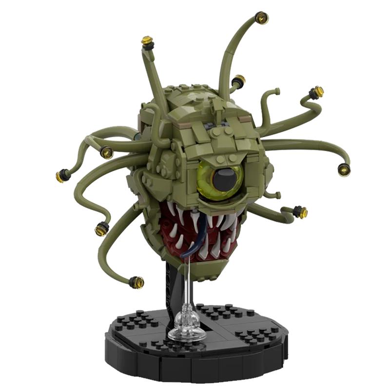 MOC DIY Dungeonsed-Beholders/Демон-Каннибал Конструктор Игровой Персонаж Монстр Кирпич Детский Подарок на День Рождения