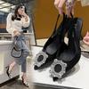 Fashion High-quality Women Sandals Pumps Summer 2025 New Fashion Pointed Toe High Heels Rhinestone Luxury High Heels Party Wedding Shoes