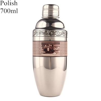 500ml/800ml Engraving Skull Stainless Steel Cocktail Boston Bar Shaker Bar Tools Barware