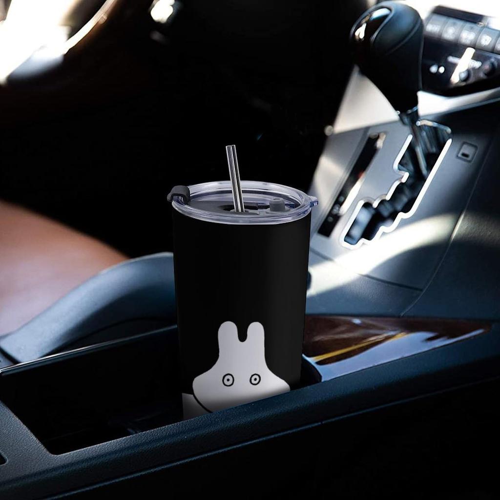 Miffy Кофе Магазин Удобств Вода Прямой Нержавеющая сталь с Милый 600 мл Тамблер, Кружка, Чашка, Чашка, Изолированный, Изолированный, Бутылка, Питьевой, Сталь, Крышка,