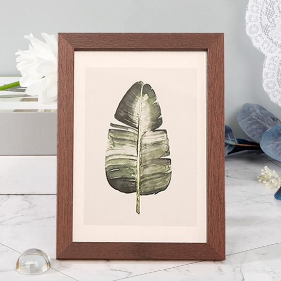 8/10-Inch Wooden Photo Frame High Clarity Glass Back Support Modern Heavy Duty Desktop Picture Display Decorative Frame Home Supplies