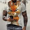 Y2k Clothes Men's T-Shirt Print 3d Evil Squirrel Fashion Men Animal Pattern T Shirt Oversized Streetwear O-Neck Fashion