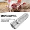 2 Pcs Silver Pig Water Nipple Thickened Stainless Steel Pig Drinker Pig Feeder Nipple  For Sheep