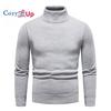 Cozy Up 11 Colors Men's Autumn and Winter Turtleneck Plus Velvet Thickened Round Neck Knitted Sweater