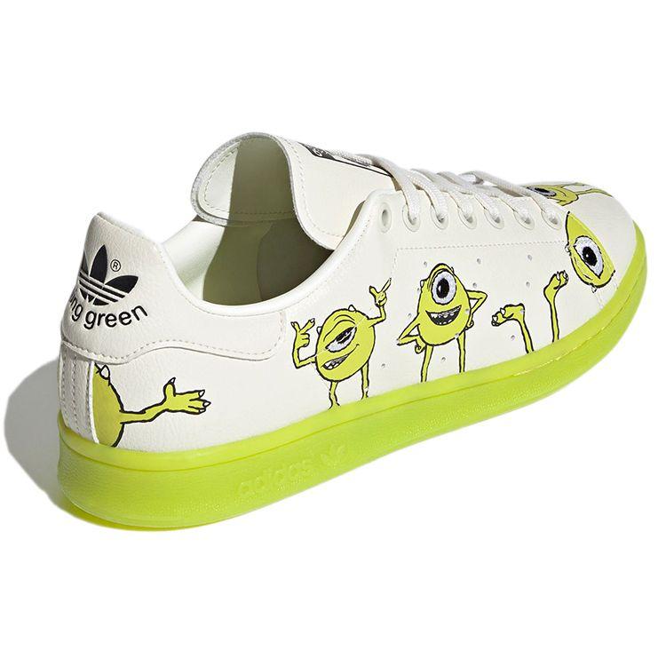 Корпорация монстров. x adidas Stan Smith Майк Вазовски Унисекс Кроссовки Белый Молочный Pantone FZ2706