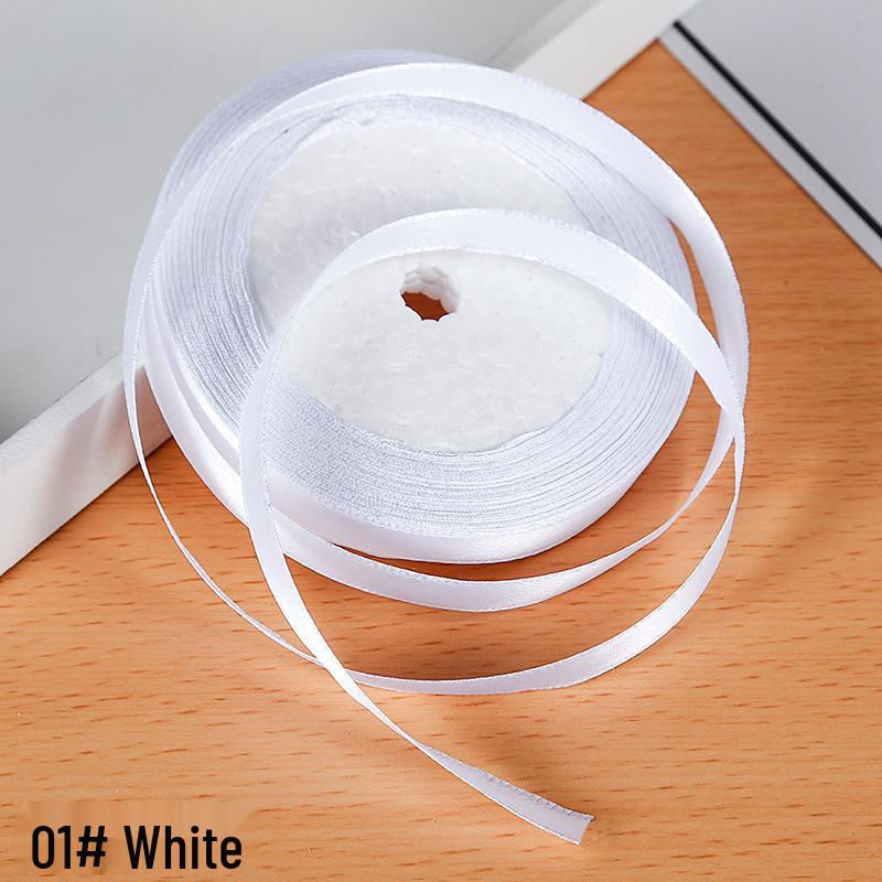 1 см атласная лента для украшения подарочной коробки и бантов, специальная для трансграничной торговли