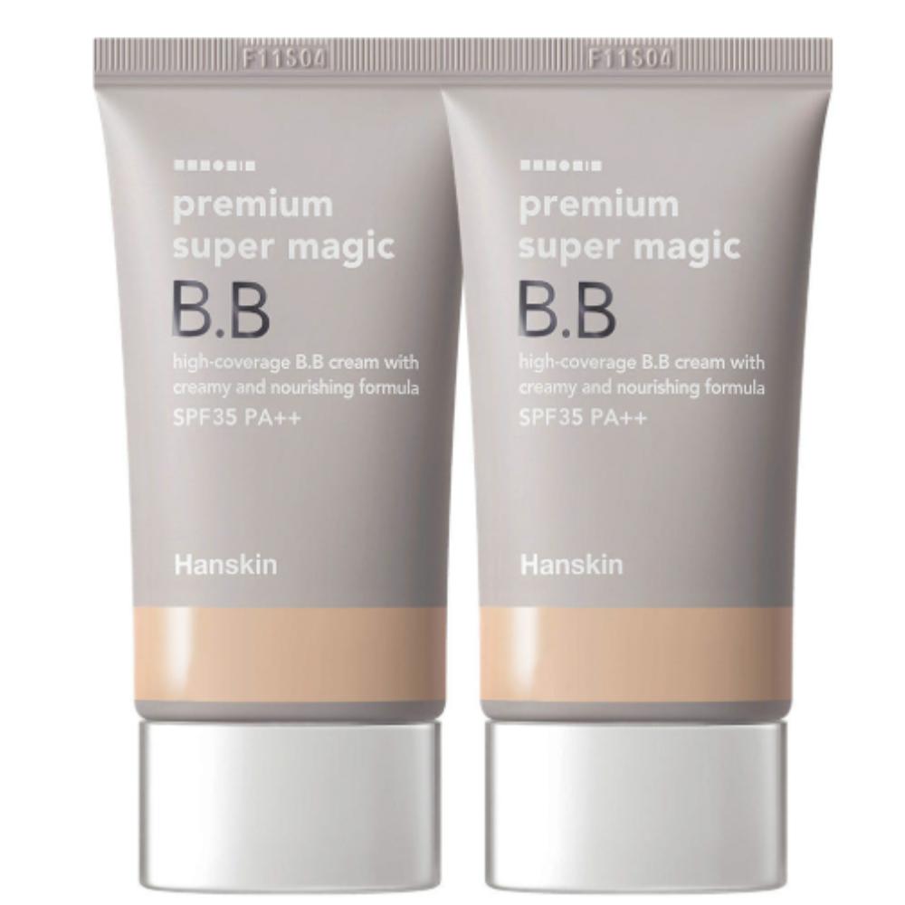 Hanskin Premium Super Magic BB Cream SPF35 PA++ 45g 1+1 Set