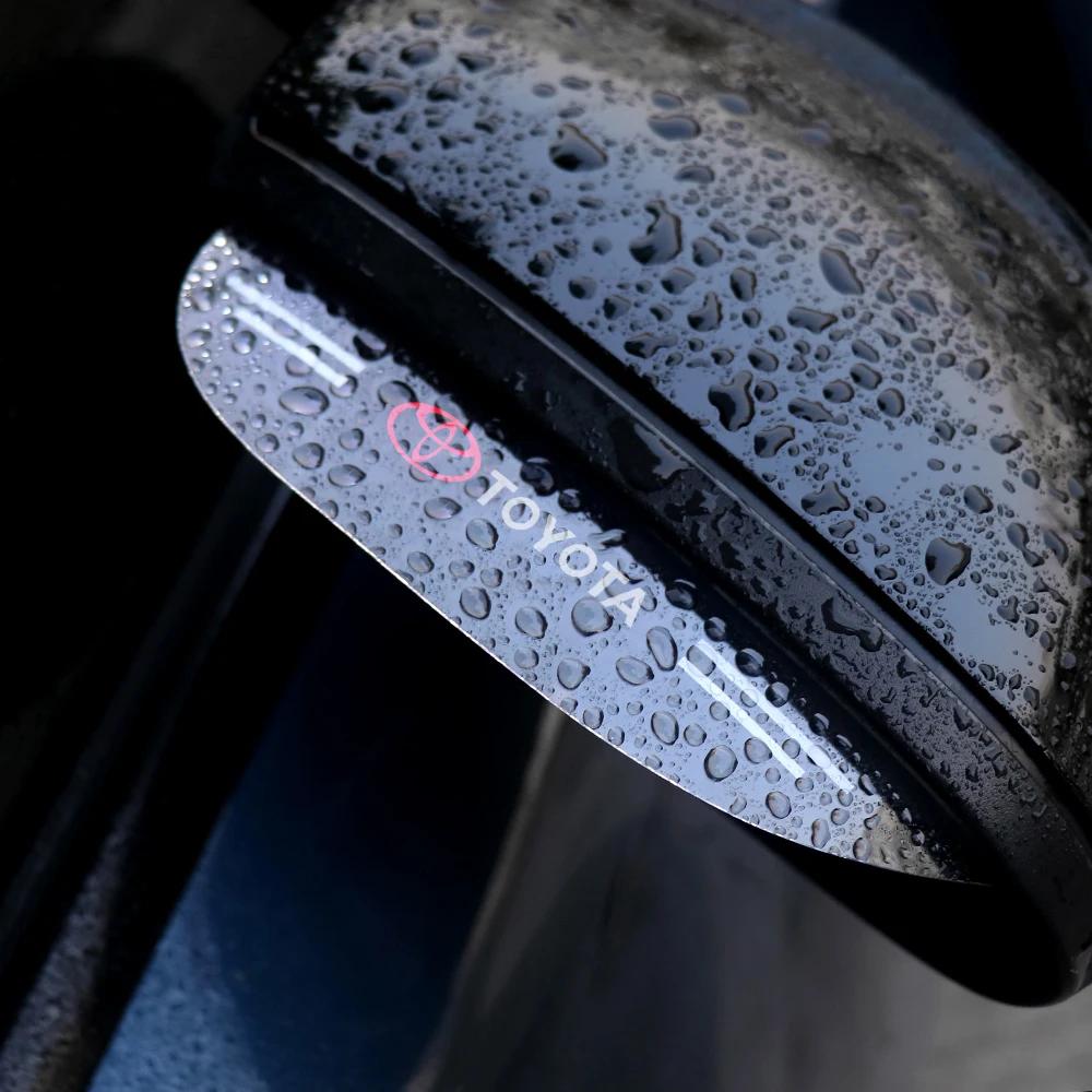 Car Rear View Side Mirror Rain Board Eyebrow Guard Sun Visor For Toyota C-hr Prado Rav4 Yaris Hilux Prius Avensis Corolla Camry