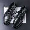 Осень новая кожаная обувь мужская официальная одежда бизнес британский стиль кожаная мужская обувь высокого класса свадебная обувь для свидетеля дерби тренд