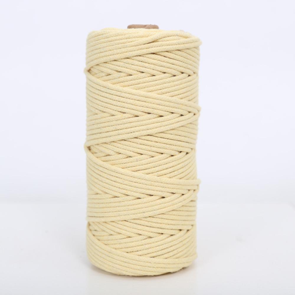 Горячая 3 мм Макраме Шнур Мягкий Экологически Чистый Цветной Хлопковый Шнур Узелковый и Плетения Шнур для Настенного Декора