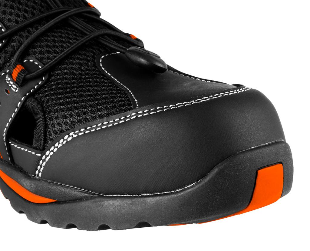 S1 SRA Work Sandals, Composite Toe Cap, Size 43