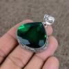 Chrome Diopside Gemstone Handmade 925 Sterling Silver Jewelry Pendant 1.89" KKG-1