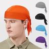 Summer Breathable Sweat-Absorbent Pirate Bandana Hat for Outdoor Sports