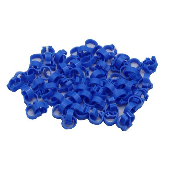 400 Pcs 8mm Bird Foot Clip Ring Pigeon Training Tools 10 Colors Bird Parrot Feeding Identification Foot Ring Animal Supplies
