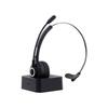 T HeadphonesNB Wireless Bluetooth Monaural with Charging Base and Foldable Microphone