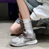 Платформа кроссовки папа женские весна новые кожа дышащие легкие нескользящие маленькие повседневные спортивные