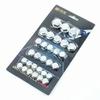 30Pcs Motorcycle Screw Caps Set Kit Engine Nut Bolt Cap Covers Head Body Screw Decorative Cap Motorbike Modification Accessories