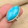 Tibetan Turquoise Gemstone Handmade Solid 925 Sterling Silver Ring Jewelry