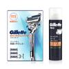 Gillette Skin Guard Manual Основной блок Запасные лезвия Пена для бритья 245 г Бритва для чувствительной кожи Мужская (3 Включено) + [Покупка комплекта] Мужской