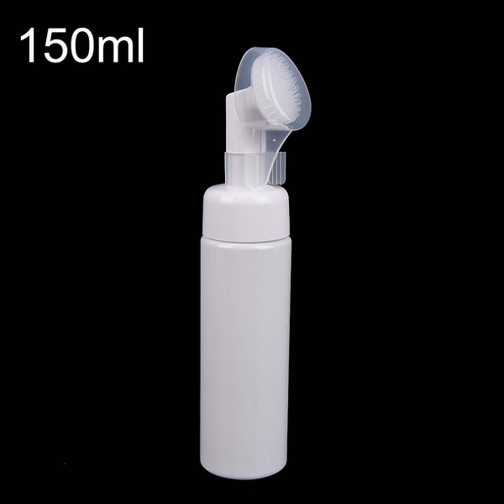 Portable Sub-bottling Tool Froth Pump Soap Mousses Liquid Spray Bottle Refillable Bottles Foaming Bottle With Cleansing Brush
