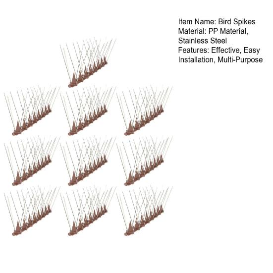 10 шт. шипов для отпугивания птиц, шипов для ограждений и стен, шипов для отпугивания кошек и голубей, шипов для предотвращения перелезания, которые не дают птицам приземлиться на подоконники и заборы