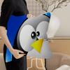 Linux Operating System Tux Penguin Anime Personalized picture text home decorative pillows Household Gifts 45x45cm