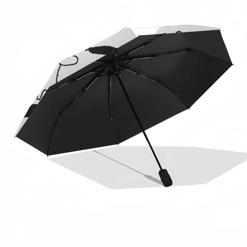 1pc Cow Print Automatic Open/Close Umbrella, Formal Events - Ideal Gift for Family or Friends, Outdoor Accessory yy251211148