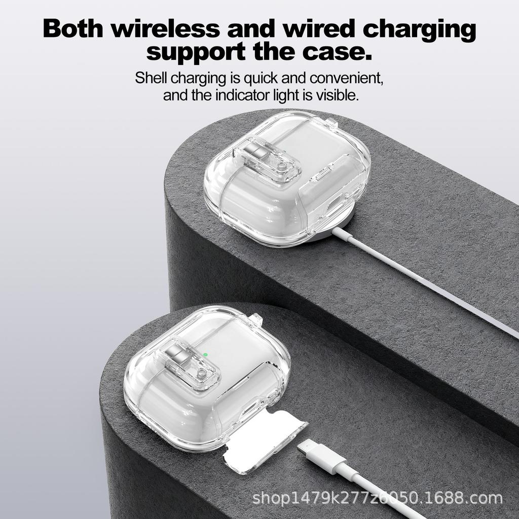 Bracket Airpodspro1 protective case for Apple AirPods 1 earphone case Transparent magnetic suction 1st generation earphone case
