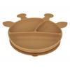 Ensemble 4 pièces repas silicone "Girafe" pour bébé Atmosphera - -