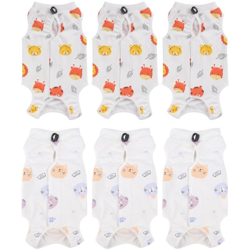 Pet Surgical Recovery Overall Recovery Suit Professional Pet Post-Surgeries Jumpsuits for Small Medium Large Cats