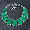 Изумруд(Смоделированный) Ювелирные изделия ручной работы из серебра 925 пробы с драгоценными камнями, ожерелье 18 дюймов u9P94