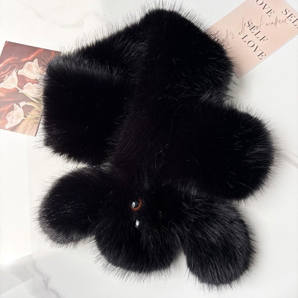 Puppy Shape Winter Scarf Thickened Neck Warmer soft Collar Scarf Winter
