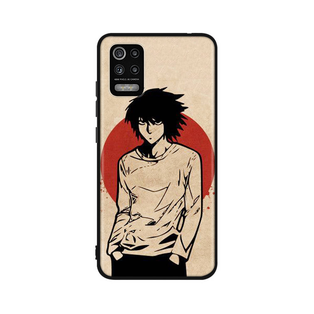 Чехол DT40 Anime Death Note для Xiaomi Poco X6 X4 M5 M6 F5 F6 C65 C55 C50 C51 C40 Redmi Note 7 8 14C A3X 13C 12C 11 10A 9C Pro Black Sofe Cover