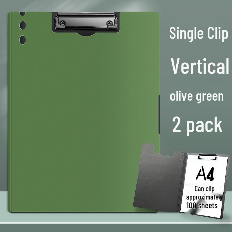 A4 Double Clip Folder for Documents and Resume Storage