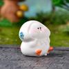 1 шт. милые фигурки животных миниатюры цыплят семья мини-цыплят смоляные поделки бонсай микро ландшафтное украшение настольный орнамент