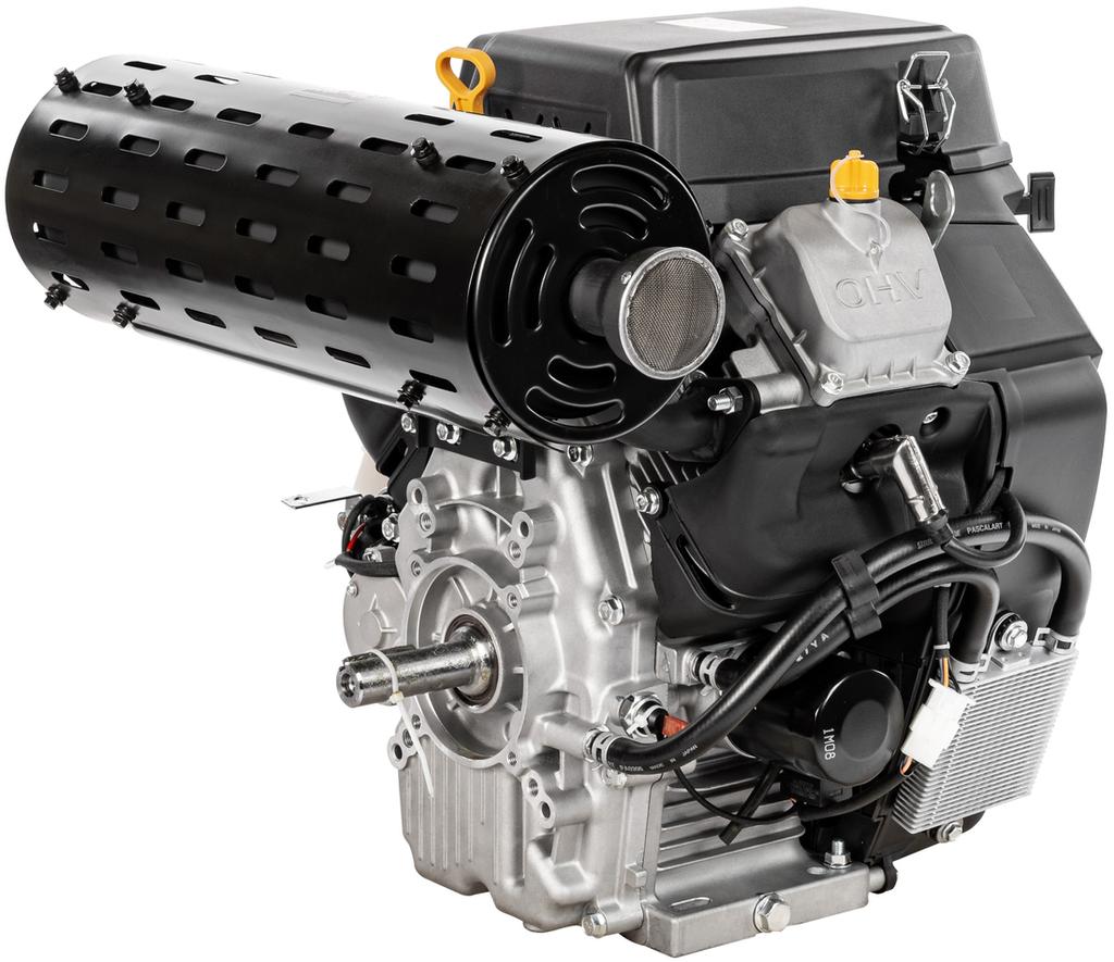 Двигатель Loncin Lc2V80Fd-A Внутреннего сгорания Бензиновый V-Twin V2 27 л.с. Двухцилиндровый Горизонтальный цилиндрический вал 25,4 мм Двигатель Loncin 2V80 Honda, Vanguard, Briggs, Ko