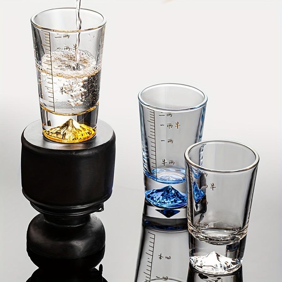 1 шт/6 шт. Горные стаканы для шотов, маленькие винные стаканы, китайские стаканы для байцзю для бара, паба, клуба, ресторана и домашнего использования, посуда для питья