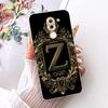 Прозрачный чехол для Honor 6X Чехол Роскошная Корона Буквы от A до Z 2D Плоский Узор Мягкий Чехол для Телефона BLN-AL10 BLN-L21 BLN-L22 BLN-L24