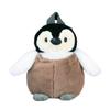Cute Cartoon Penguin Plush Backpack Ins Style Girl's Bag Brown Soft