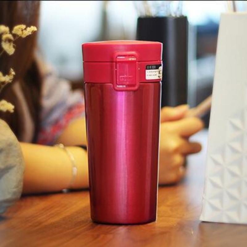 Новая кофейная чашка, вакуумный термос из нержавеющей стали, бизнес-чашки с чашками для воды, автомобильные чашки