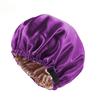Women Flat For Sleeping Round Headwear Satin Hair Cap Haircare Ceremony Adjustable Night Hat