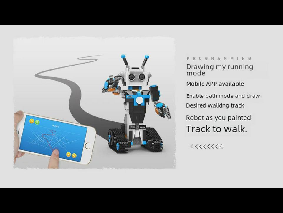 STEM Educational Robot MOC Building Blocks for Kids