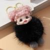 Кукла-младенец Плюшевые куклы Подвеска Мягкое кольцо для ключей автомобиля Забавный помпон Детский брелок Декор для рюкзака