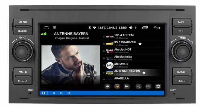Radio Gps Android Ford Focus Kuga S-Max C-Max Carplay Wifi Bt Mp3 4Gb 64Gb