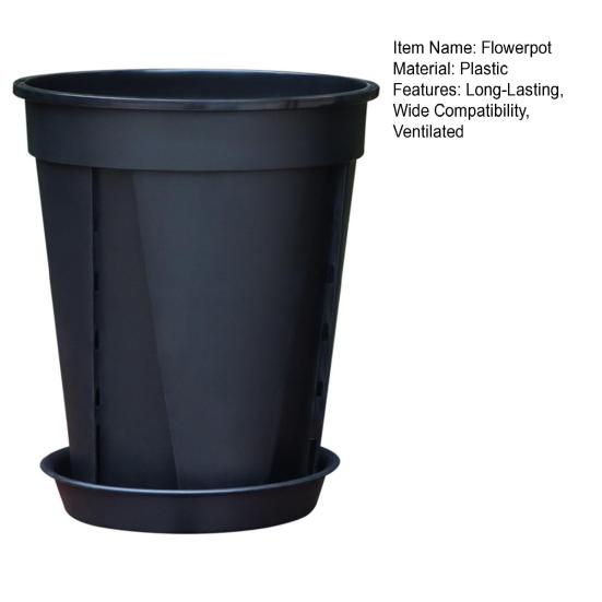 Горшок для орхидей с поддоном Цветочный горшок с боковыми вентиляционными отверстиями Горшок для растений с дренажными отверстиями Предотвращает загнивание для фаленопсисов роз Внутреннее и наружное использование