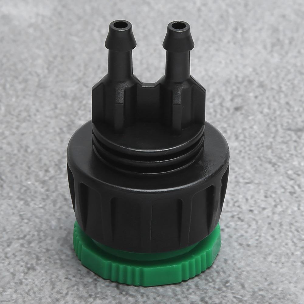 10Pcs Black and Green Garden Hose Quick Connector ABS Irrigation Fitting Outdoor Watering Systems