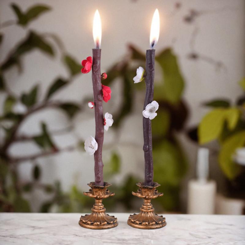 1шт украшения новые поступления силиконовые формы креативные ароматические свечи формы украшения дома моделирование растений ветка дерева