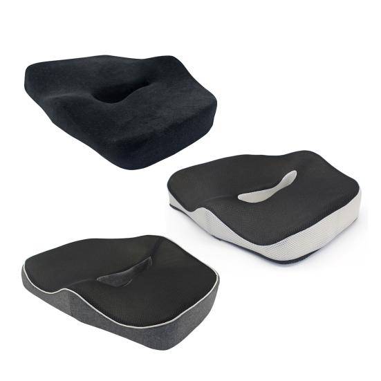 Memory Foam Seat Cushion Back Pain Relief Cushion Sciatica Relief Hip Cushion for Office Chair Car Seat Pregnancy Osteoarthritis