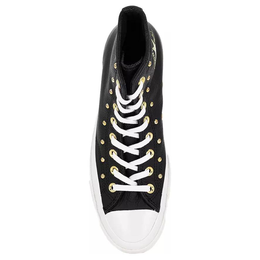 (WMNS) Converse Chuck 70 Hi 'Black White Gold Metallic' Women's A06809C