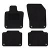Tapis De Sol - Volvo S90 - V90 - Velours Noir - 4 Pièces - Ajustement Précis